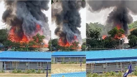 Over 200 houses burnt down in Rohingya camp fire