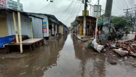 Gazipur streets waterlogged after 2hours of rain
