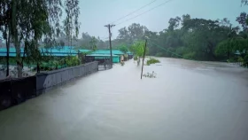 Rain raises landslide risks, thousands trapped by floodwaters in Teknaf