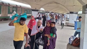 Holidaymakers gradually returning to Dhaka after Eid