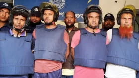 Police recapture 4 death row convicts who escaped Bogra prison by making hole in roof