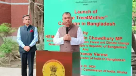 Saber launches 'One Tree4Mother' campaign at Indian Embassy