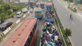 Excessive traffic pressure triggers 22km jam on Dhaka-Tangail highway