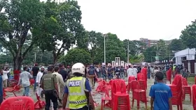 NCP Gopalganj rally venue attacked