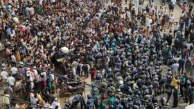 Three students injured during clash with police at Milestone