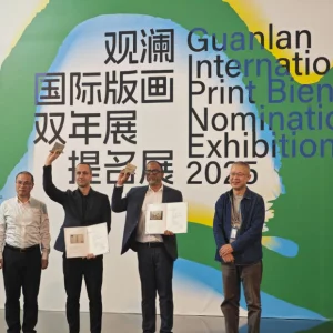 Sagar wins Guanlan Prints Biennial Honourary Award