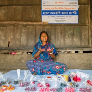 Women turn entrepreneurs thru climate-resilient livelihoods