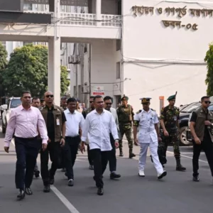 PM Tarique visits different ministries at secretariat