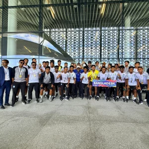 Open-top bus celebration for SAFF U-20 champions upon return