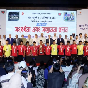 Bangladesh U-20 SAFF champions to hand trophy to Prime Minister