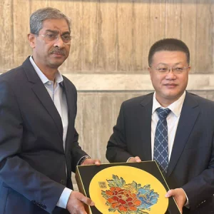 Chinese ambassador meets water resources minister