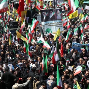 Thousands of Iranians rally in memory of late supreme leader Khamenei