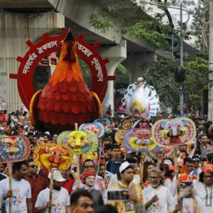 Pohela Boishakh celebrations grip Dhaka as crowds brave intense heat