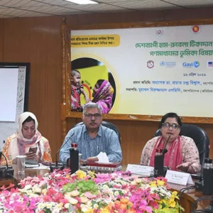 ‘Vaccination for children aged 6 months to 5yrs based on expert opinion’