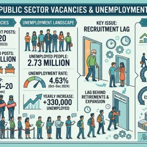 Govt vacancies near 500,000 despite rising unemployment
