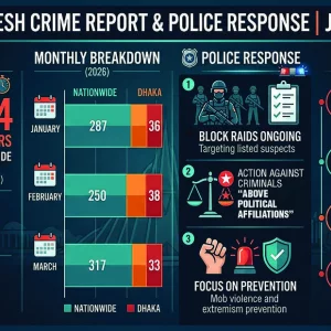 Dhaka emerges as violence hotspot as 854 killings recorded nationwide in three months