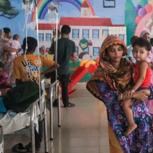 Measles outbreak persists, hospitals face mounting pressure