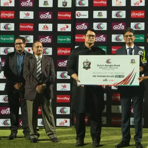 Shanto ends long wait with match-defining century