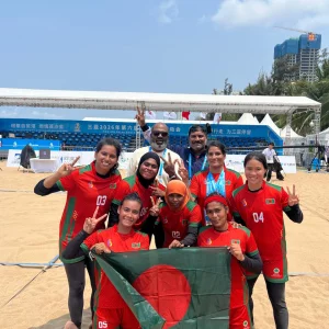 Bangladesh women’s kabaddi team storm past Thailand in Asian Beach Games opener