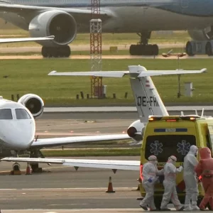 30 passengers left hantavirus ship in Saint Helena