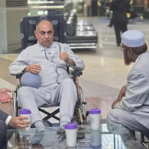 Jamaat secretary general visits ailing Mirza Abbas in Malaysia