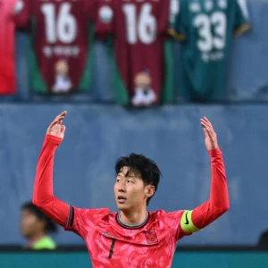 Son on track for World Cup with double in 5-0 South Korea win