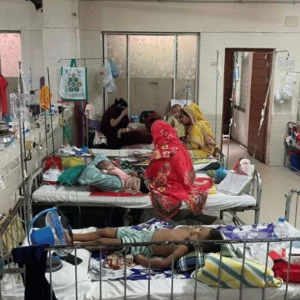 Families of measles patients crisscross hospitals as bed shortage deepens