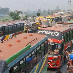 16km tailback on Dhaka-Tangail-Jamuna Bridge highway