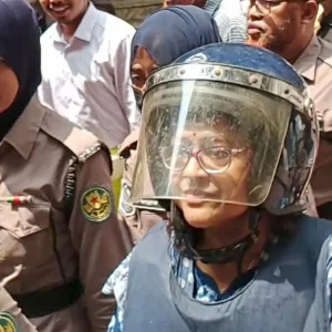 Ex-ICT prosecutor Turin Afroz shown arrested in family prope
