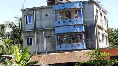 The Narayanganj house, where Tamim Ahmed Chowdhury and two of his cohorts had been hiding DHAKA TRIBUNE/COLLECTED