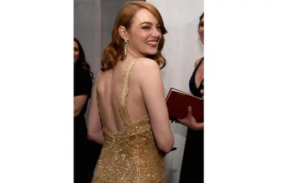 Actress Emma Stone attends the 89th Annual Academy Awards Governors Ball at Hollywood &amp; Highland Centre on February 26, 2017 in Hollywood, California/AFP