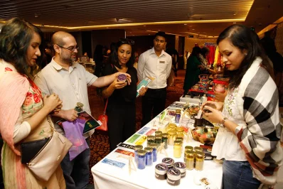 Dhaka Tribune Editor in Chief Zafar Sobhan, second from left, was among those in attendance at the launch event | Mahmud Hossain Opu/Dhaka Tribune