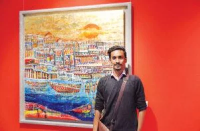 Mirza Hasan Zeehan : I loved the fact that the summit was for eight days this year. Today was my fourth visit and had I had more time, I would have been here everyday. | Mehedi Hasan/Dhaka Tribunern
