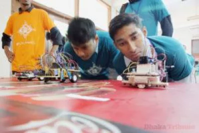Robo Carnival 2016 at Buet. Photo- SYED ZAKIR HOSSAIN/DHAKA TRIBUNE 