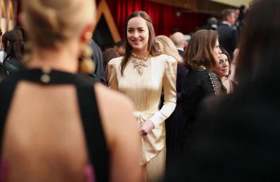 Actor Dakota Johnson attends the 89th Annual Academy Awards at Hollywood &amp; Highland Centre on February 26, 2017 in Hollywood, California/AFP