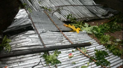 The storm hit the coast between Coxu2019s Bazar and Chittagong in between 6am and 7am on Tuesday. Photo: DHAKA TRIBUNE