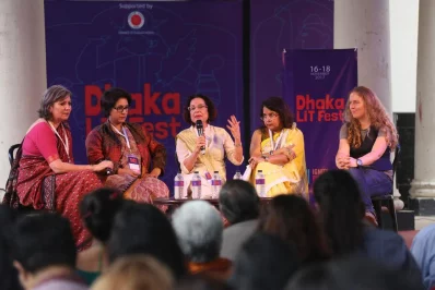 The #metoo panel on Day 2 of the Dhaka Lit Fest 2017 | Syed Zakir Hossain/Dhaka Tribune