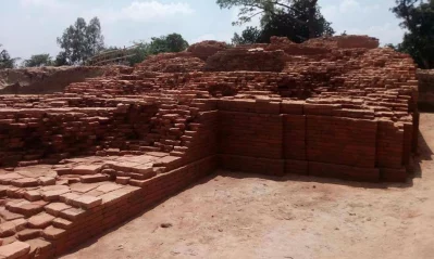 Indian archaeologist Dipak Ranjan Das has said the Madhabgaon temples upper portion was similar a temple called the Siddheswara Shiva temple in Bankura, West Bengal DHAKA TRIBUNE/BIPUL SARKER SUNNY