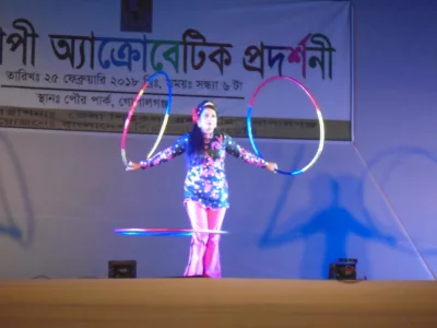 Acrobatics is yet to get much recognition as a performance art in Bangladesh. Shilpakala Academy is going to organize acrobatic shows in every district of the country as part of a venture to revitalize this form of performance art|| Dhaka Tribune