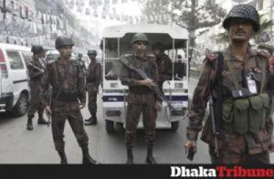 BGB deployed in Narayanganj on election day PHOTO - MAHMUD HOSSAIN OPU/DHAKA TRIBUNE