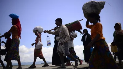 With the fear of more Rohingya joining them soon, the refugees who are in the camps and makeshift shelters are now scrambling for food, clean water and health services | Mahmud Hossain Opu/Dhaka Tribune