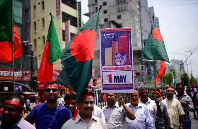Worker groups and trade unions, political parties, different government and socio-cultural and professional organisations have chalked out elaborate programmes for observing the day. Photo: Mahmud Hossain Opu/Dhaka Tribune