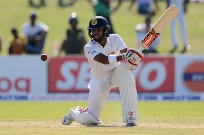 Sri Lankan cricketer Kusal Mendis plays a shot during the first day of the opening Test cricket match between Sri Lanka and Bangladesh at the Galle International Cricket Stadium in Galle on March 7, 2017 AFP 