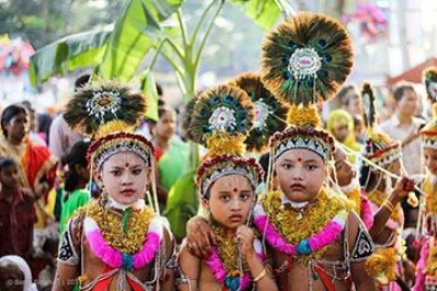 Ras Mela was introduced in the reign of Monipuri king Rajashri Bhagyachandra (1763-1798). The festival was first observed in Kamalganj centring the Madhabpur temple in 1842 || Dhaka Tribune