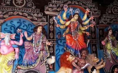 Idols of Goddess Durga, Lakshmi, Saraswati, Kartik and Ganesh are ready for the Puja in Barisal | Anisur Rahman Swapan/Dhaka Tribune 