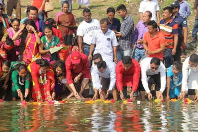In Rangamati, the Tripuras celebrate Boisabi as Boisuk and the Marmas as Sangrai | Dhaka Tribune
