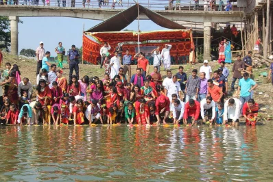 In Rangamati, the Tripuras celebrate Boisabi as Boisuk and the Marmas as Sangrai | Dhaka Tribune