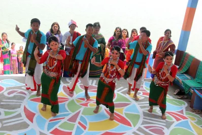 In Rangamati, the Tripuras celebrate Boisabi as Boisuk and the Marmas as Sangrai | Dhaka Tribune