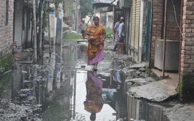Locals wade through sludge in their day-to-day lives | Focus Bangla