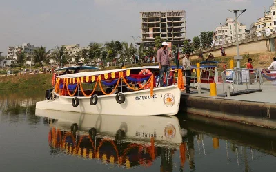 Not a regatta, but water taxies hit Dhaka